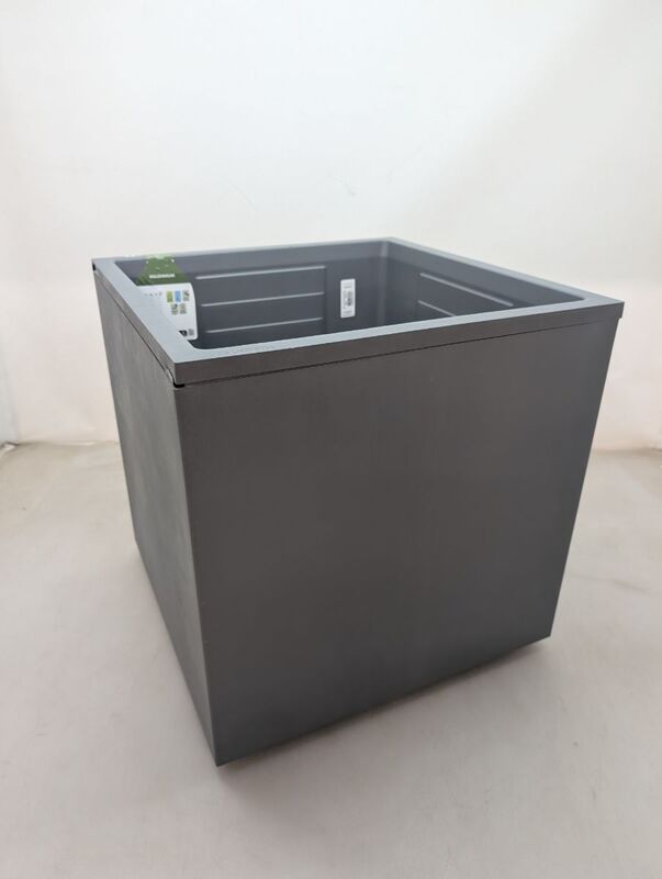 Deroma Pflanztopf Quadro Millenium 49x49x49cm wasserdicht frostbeständig - 0191942105509