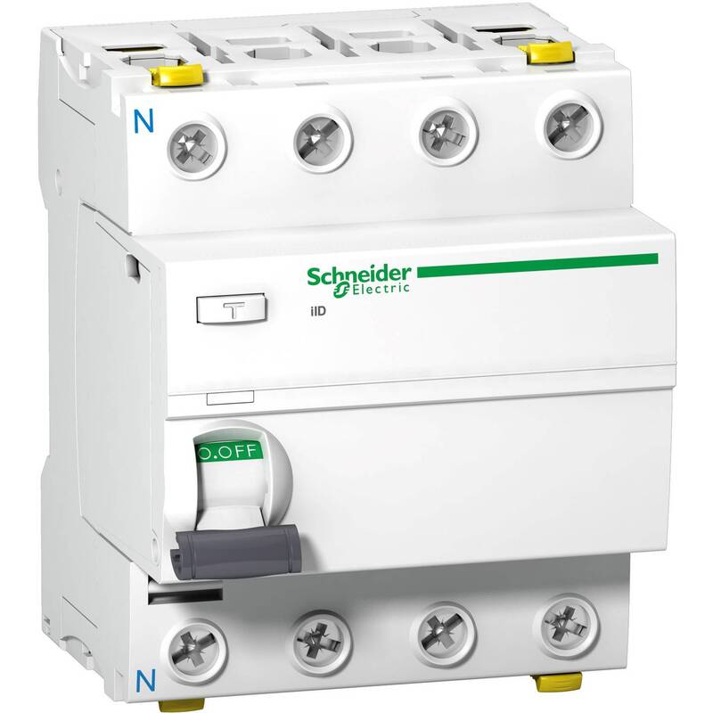 Schneider Electric Fehlerstrom-Schutzschalter A9Z25463 63A 0,3A 415V - 3606480443299