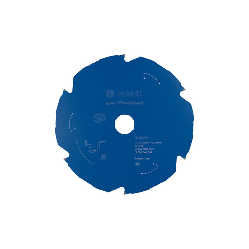 Bosch Kreissägeblatt Expert for Fibre Cement 216mm 6 Zähne TCG 30mm 2mm 1,4mm - 3165140957854