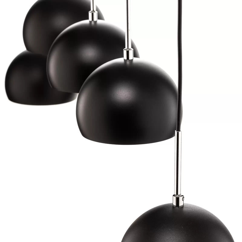 Hängeleuchte Cool fünfflammig lang Pendelleuchte Leuchte Hängelampe E27 Lampe609 - 5907565937411