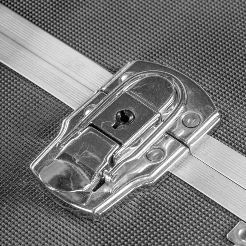 IRONSIDE Werkzeugkoffer unbestückt Aluminium Werkzeugkasten abschließbar Griff - 3394661910042