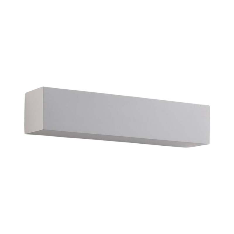 Lindby Wandleuchte Santino LED Wandlampe dimmbar G9 bemalbar weiß 35x7,5cm - 4251096533569