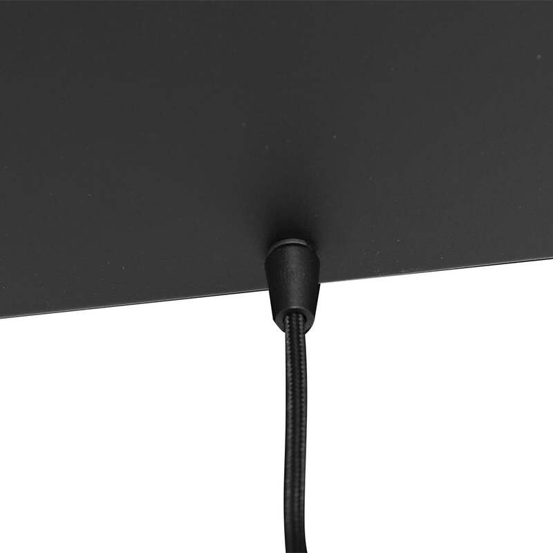 Hängeleuchte Reflexion 9-flammig schwarz Metall Glas Steinhauer 2700K Dimmbar - 8712746172959