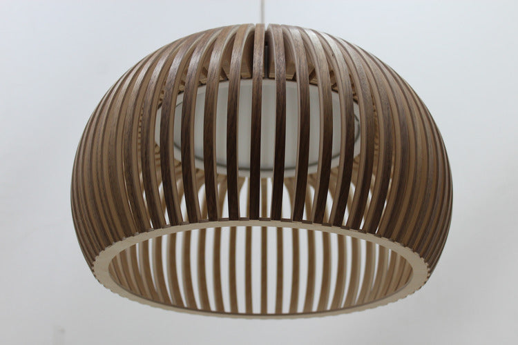 Secto - Atto 5000 LED-Pendelleuchte, Ø 34 x H 21 cm Walnuss SIEHE FOTO - 6430053140424