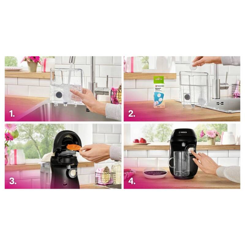 Bosch Kapselmaschine Kaffeemaschine Tassimo HAPPY TAS107E beige schwarz 0,7l - 4242005463817