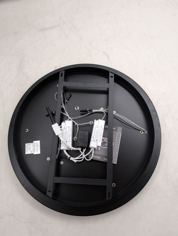 Paul Neuhaus Deckenleuchte Eliza LED Lampe Holz eiche schwarz Ø60cm 3000K - 4012248374931
