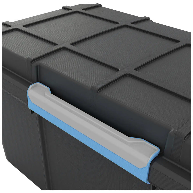 SCUBA Aufbewahrungsbox M 45L stapelbar schwarz/grau/blau 495x340x390 mm - 8013183044213