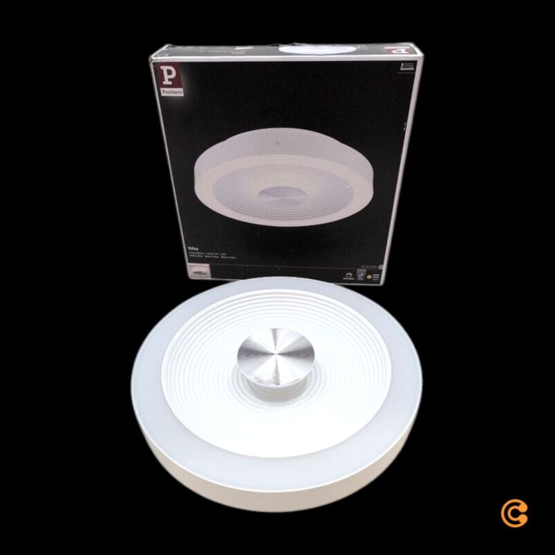 Paulmann Deckenleuchte Volea LED Lampe dimmbar IP44 weiß/silber Ø32cm 3000K - 4000870711774