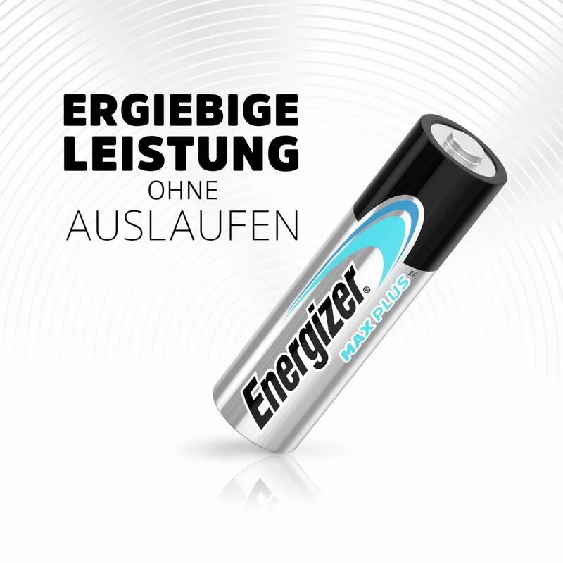 Energizer Max Plus AA-Batterie Alkali-Mangan 1,5 V 50 Stück Mignon - 7638900444933