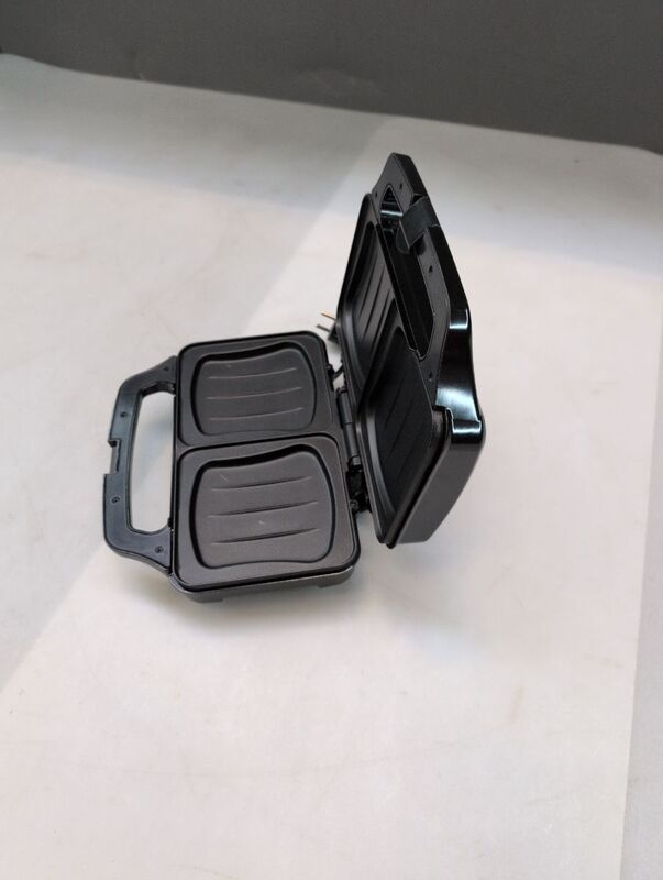 Emerio Sandwich-Toaster Edelstahl Schwarz 900W Küchenhelfer für knusprige Snacks - 7333282007652