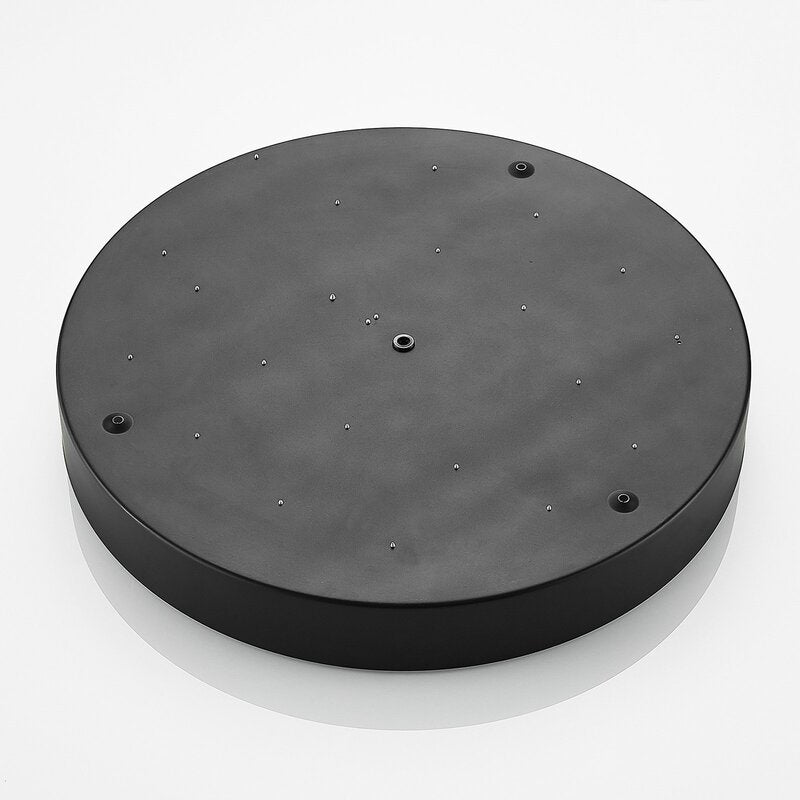 Lindby Simera LED-Deckenlampe Deckenlampe Lampe Leuchte 27 W Ø 50 cm schwarz - 4251096585629