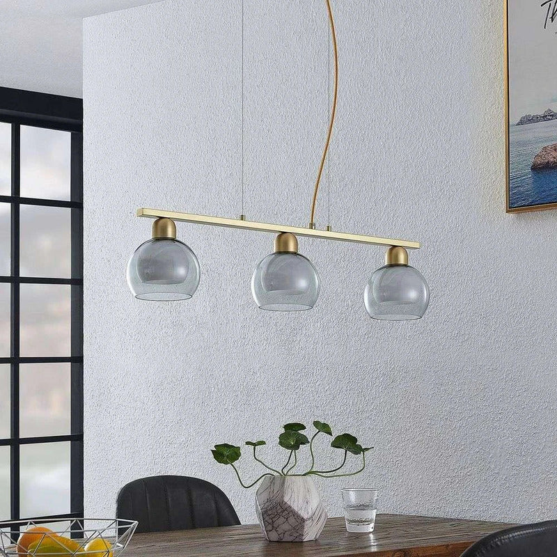 Lucande Mylah Hängelampe 3fl Ø 14 cm Deckenlampe Deckenleuchte Leuchte Spot56 - 4251911730227