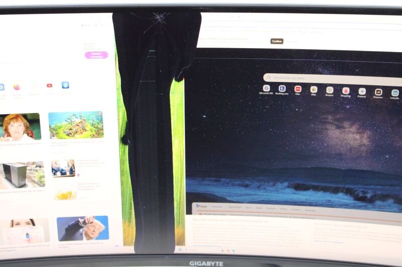 Gigabyte Gaming Monitor 34 Zoll Curved 3440x1440 1ms DisplayPort HDMI schwarz - 4719331870294