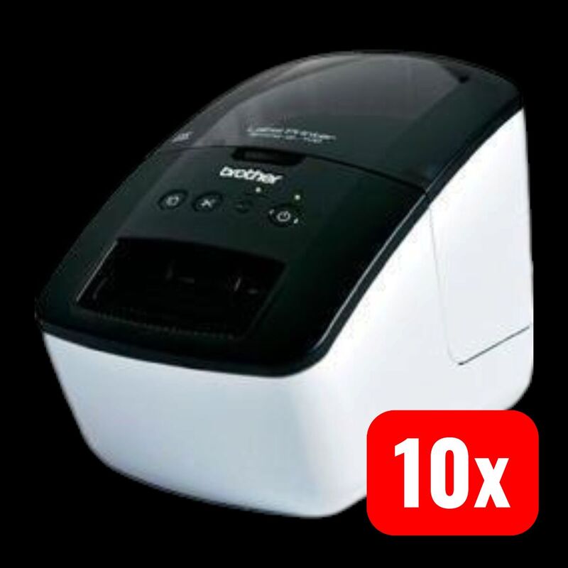 Brother QL-700 Etikettendrucker Thermodirekt 300x300dpi USB 62mm Etikettenbreite - 4977766707084