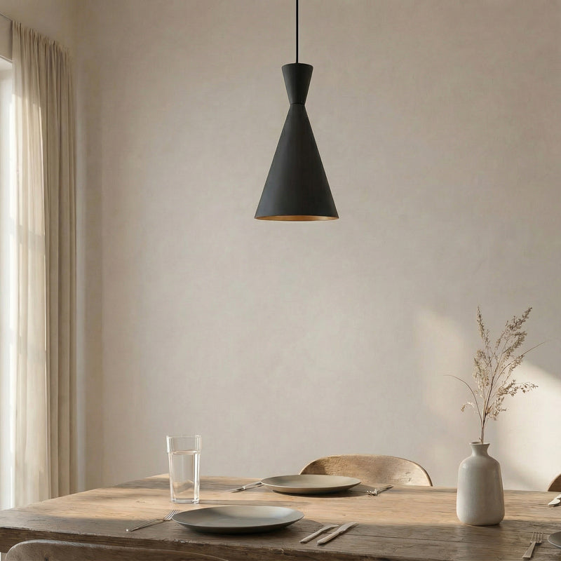 ROYALTECH Hängeleuchte Pendelleuchte Glenora LED Lampe dimmbar schwarz 36cm - 8684543262464