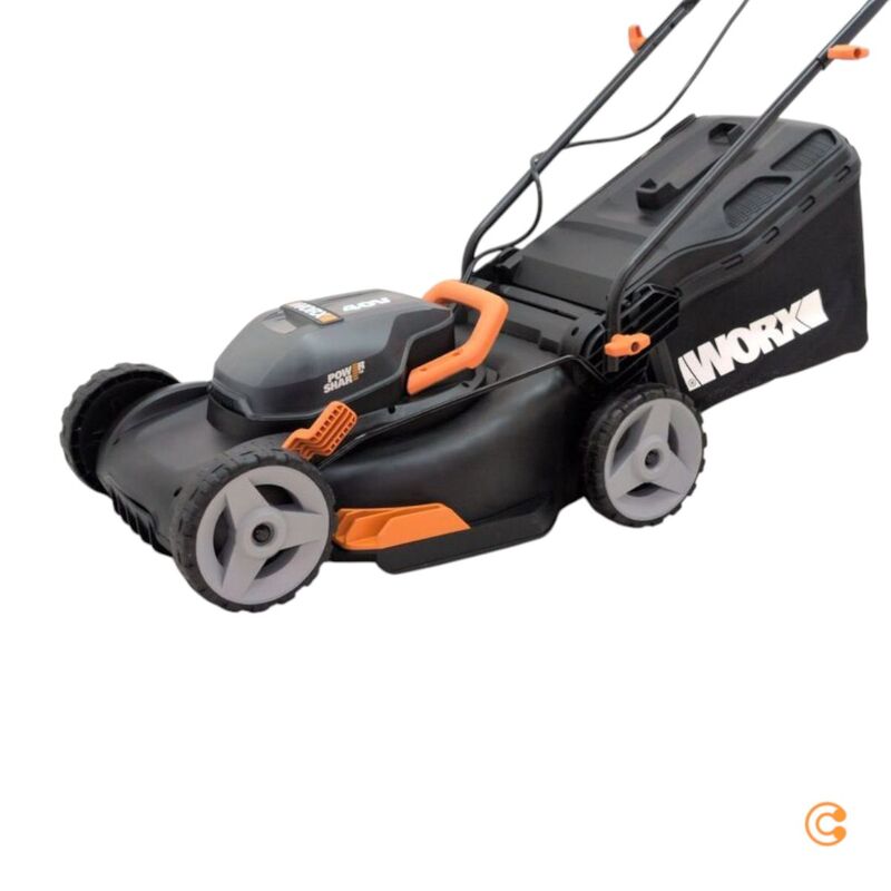 Worx Rasenmäher WG743E Akku Mäher 40cm mit IntelliCut Technologie und Mulcher - 6924328338420
