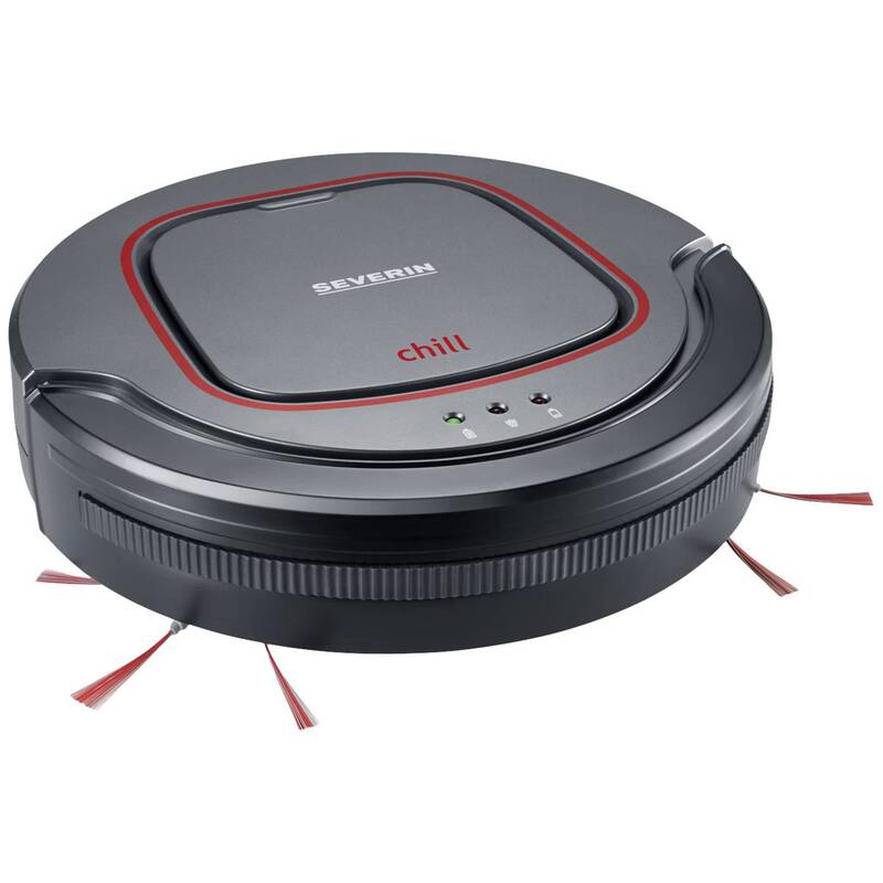 Severin Saugroboter Chill Grau Rot Schwarz extra leise Staubsauger Sauger - 4008146016400