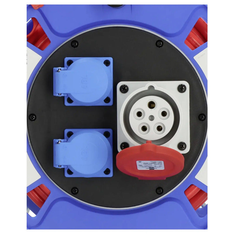 Brennenstuhl Kabeltrommel 25m CEE-Stecker 16A 5polig IP44 für Außenbereich rot - 4007123687442