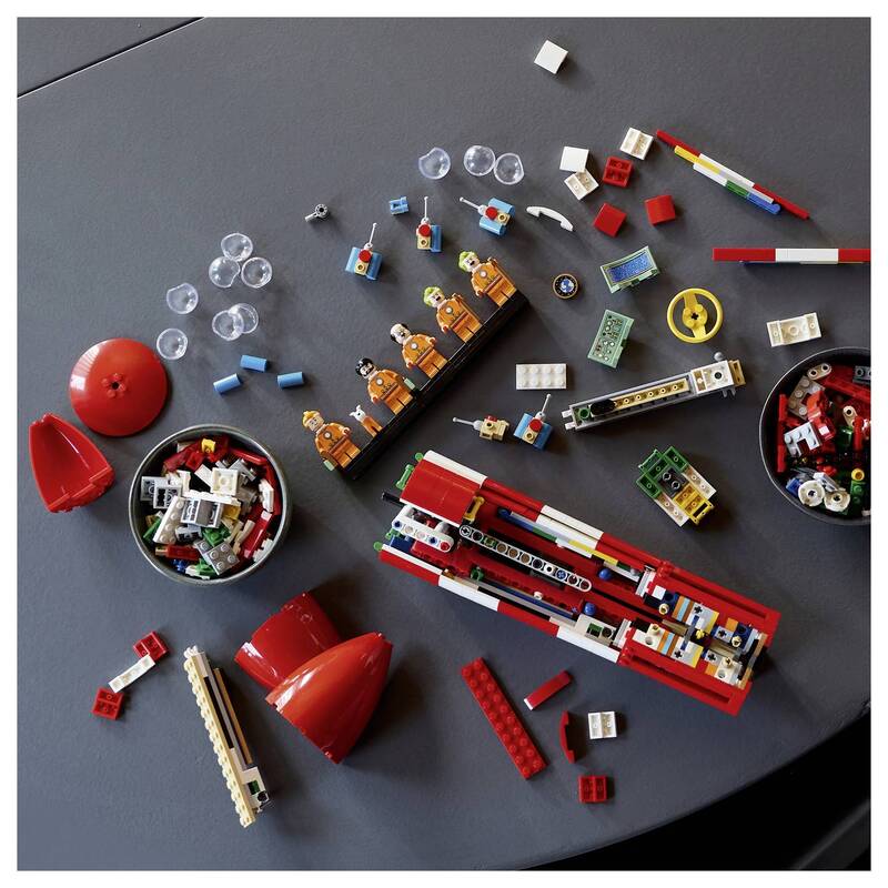 LEGO Ideen 21367 Mondrakete Tim und Struppi Konstruktionsspielzeug Bausteine - 5702018066294