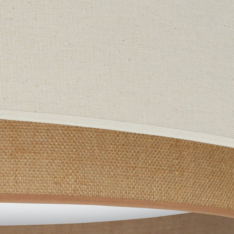 Duolla LED-Deckenleuchte Luneta S Fernbedienung Jute beige Ø60cm SIEHE TEXT/F590 - 5905317606424