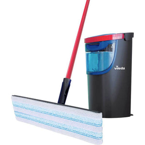 B-Ware Vileda Bodenwischer H2PRO Flachwischer Mopp Reinigungsset 1,2l 60m² 132cm