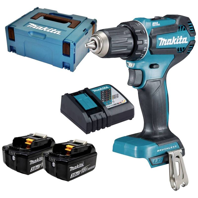 Makita Akkubohrschrauber DDF485RFJ 18V 50Nm 2 Akkus Koffer Ladegerät 1,4kg - 88381866361