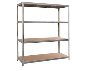 B-Ware Metall-Schwerlastregal verzinkt 180x160cm variabel höhenverstellbare Regalböden