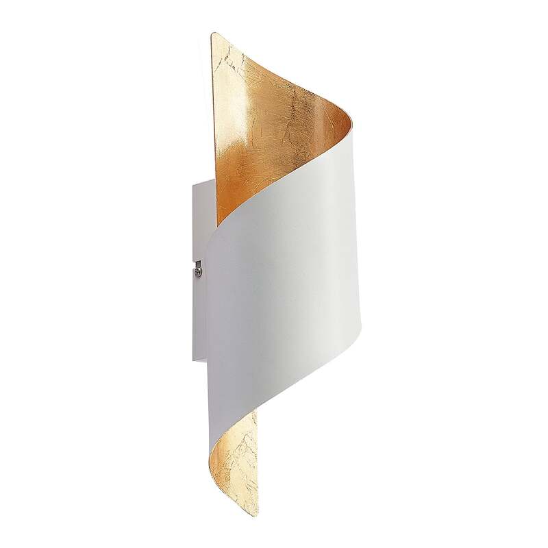 Lindby Wandleuchte Desirio LED Wandlampe dimmbar Akzentbeleuchtung weiß gold - 4251911712827