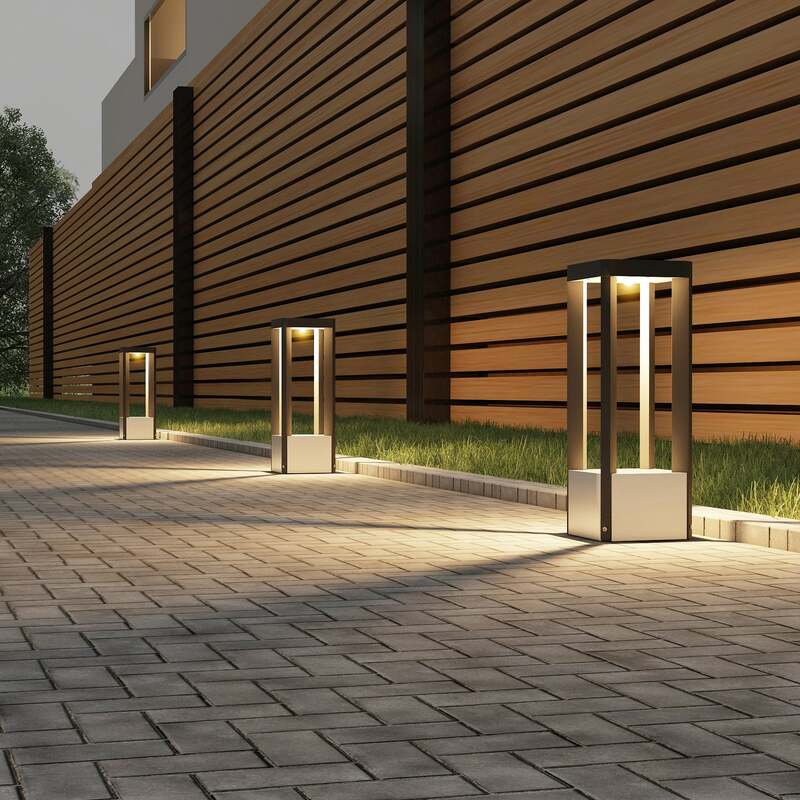 Lucande Kalisa LED Garten Leuchte Dark Grey Leuchte Lampe Außenleuchte LED - 4251911703344