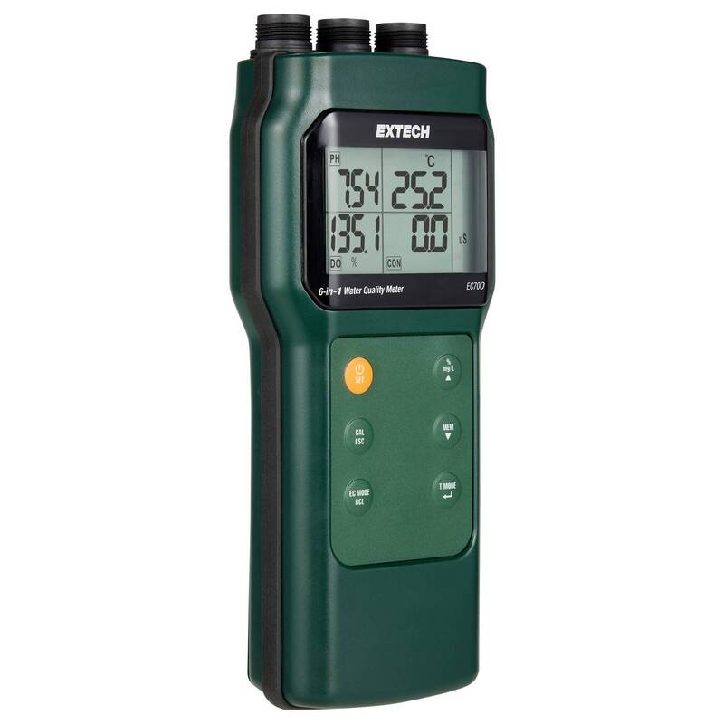 Extech Wasserqualitätsmessgerät pH-Wert Salinität TDS Temperatur Handmessgerät - 0793950157008