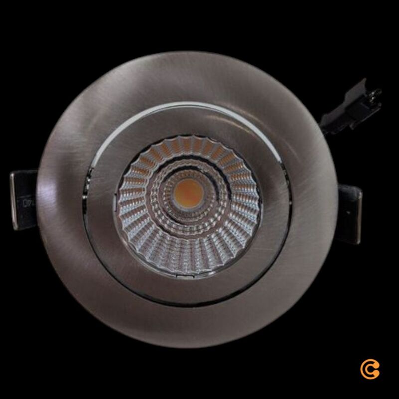 Deko Light LED Einbauspot Einbauleuchte Dione LED fest eingebaut Nickel - 4042943175236