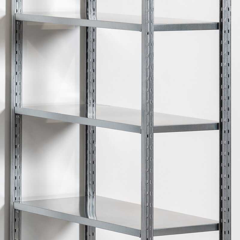 Fachbodenregal FBX 4000 2250x1029x400mm 5 Ebenen 175kg Fachlast  2er Set - 4047385850086