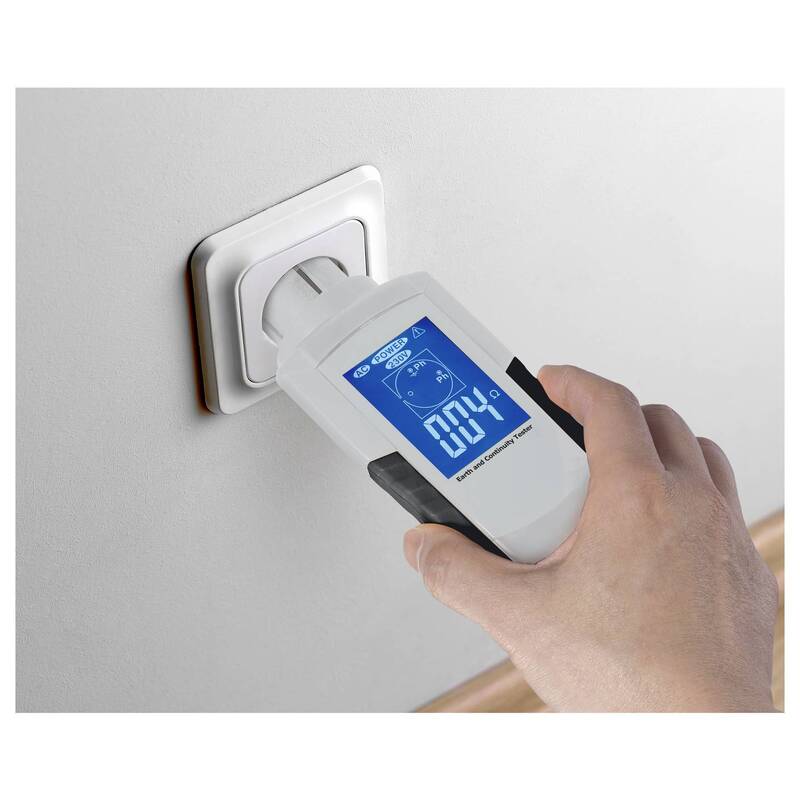 Voltcraft Erdungsmessgerät ET-05 Erdschleifenmessung 2000 Ω IP40 - 4064161498119
