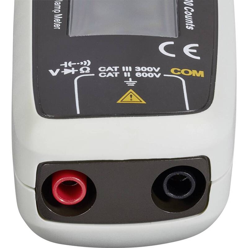 VOLTCRAFT MINI-STROMZANGE VC-330 AC/DC Multimeter mit TrueRMS und Displaybele... - 4016138958751