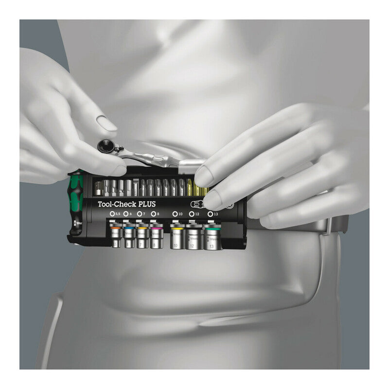 Wera Werkzeugkoffer Tool-Check PLUS 39-teilig mit Griff Bit-Sortiment Bits - 4013288173003