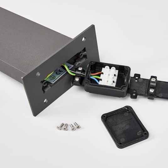 Lucande Wegeleuchte Wegelampe LED Bewegungsmelder Sensor grafitgrau IP54 Außenla - 6291106557190