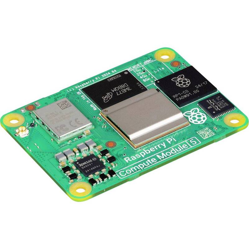 Raspberry Pi Single Board Computer Rechner Compute Modul 5 16 GB 32 GB WiFi - 5056561805603