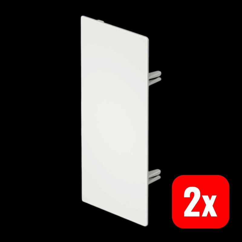 OBO Bettermann Endstück WDK-Kanal 100mm x 230mm PVC Reinweiß 1 Stück für - 4012195042723