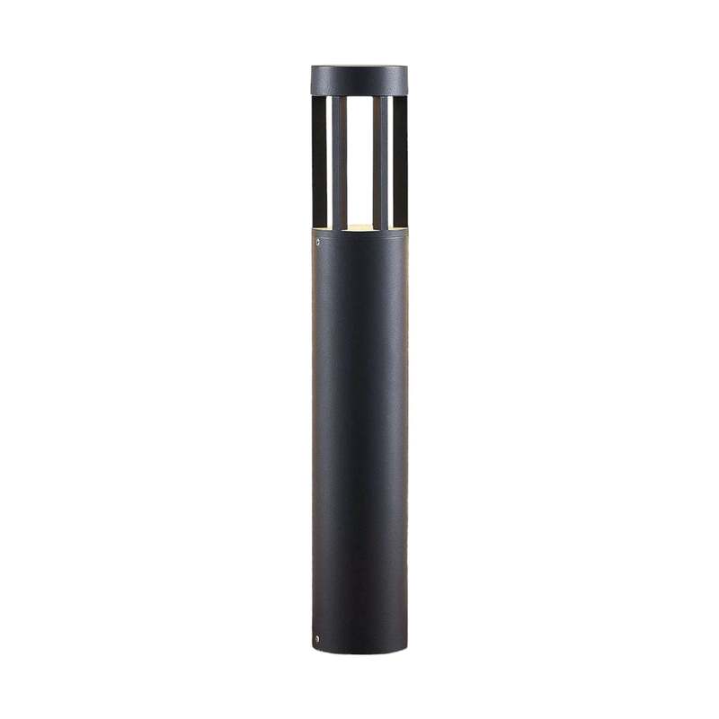 Lindby Wegeleuchte Gartenleuchte LED Außenlampe Jordis dunkelgrau Aluminium Glas - 4251096554458