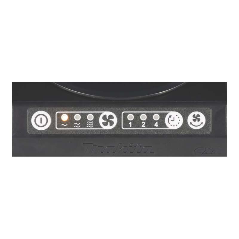 Makita Akku-Lüfter Standventilator mit Oszillation 3 Stufen Kunststoff türkis - 0088381865005