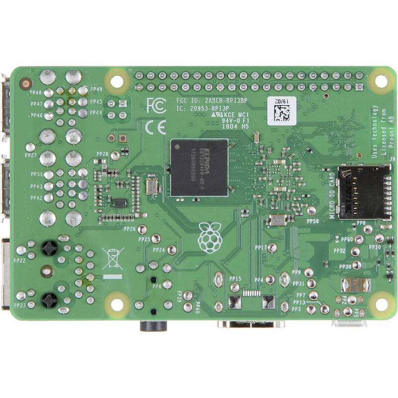 Raspberry Pi Single Board Computer Minicomputer 3 B Plus 1 GB RAM Modell B Plus - 5056561800318