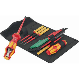 B-Ware Wera Schraubendrehersatz 16-tlg Kraftform Kompakt Turbo i 1 Tool Finder isoliert