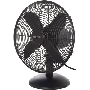 B-Ware Sygonix Tischventilator SY-6904456 Ventilator Lüfter 30W leise kompakt schwarz