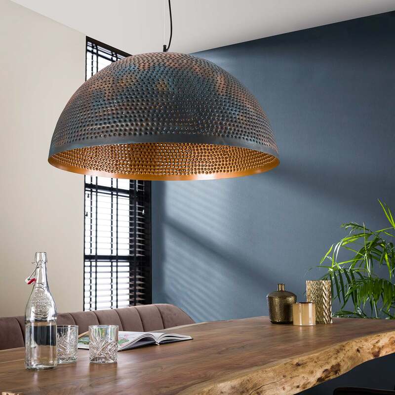 Pendelleuchte Punchray Hängelampe Designer Lampe dimmbar schwarz Ø70cm 3-flammig - 8713244080999