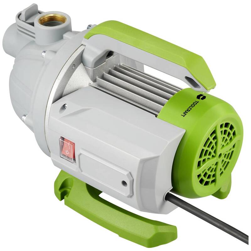 TOOLCRAFT Gartenpumpe 800W 5000l/h Bewässerungspumpe Gartenwasserpumpe robust - 4064161310152
