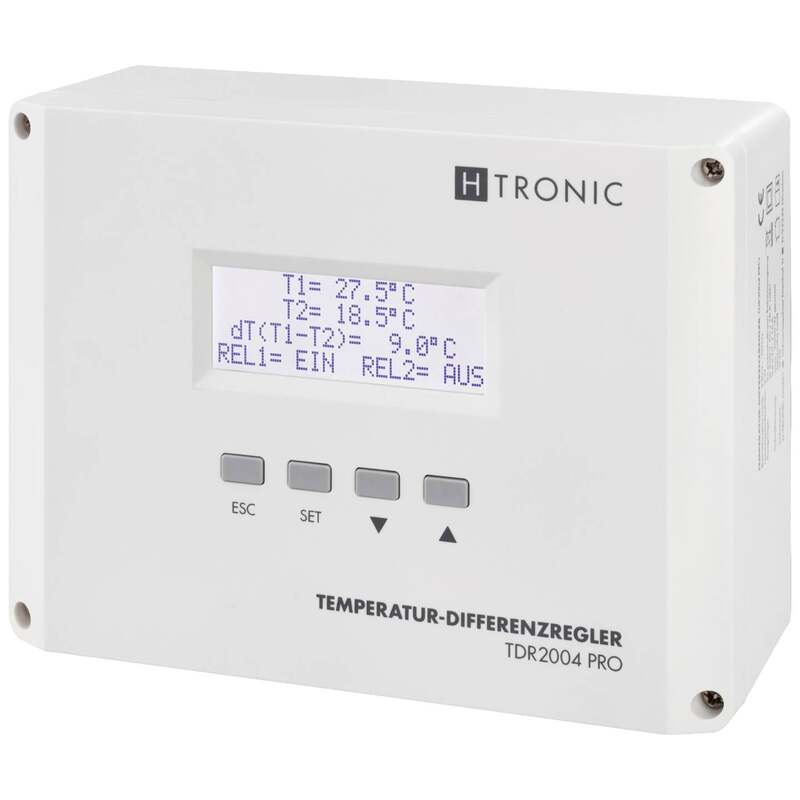 H-Tronic TDR2004 pro Temperaturschalter -99 bis 850 °C 3000 W IP20 - 4260003174313