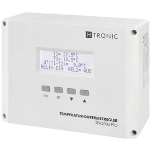 D-Ware H-Tronic TDR2004 pro Temperaturschalter -99 bis 850 °C 3000 W IP20