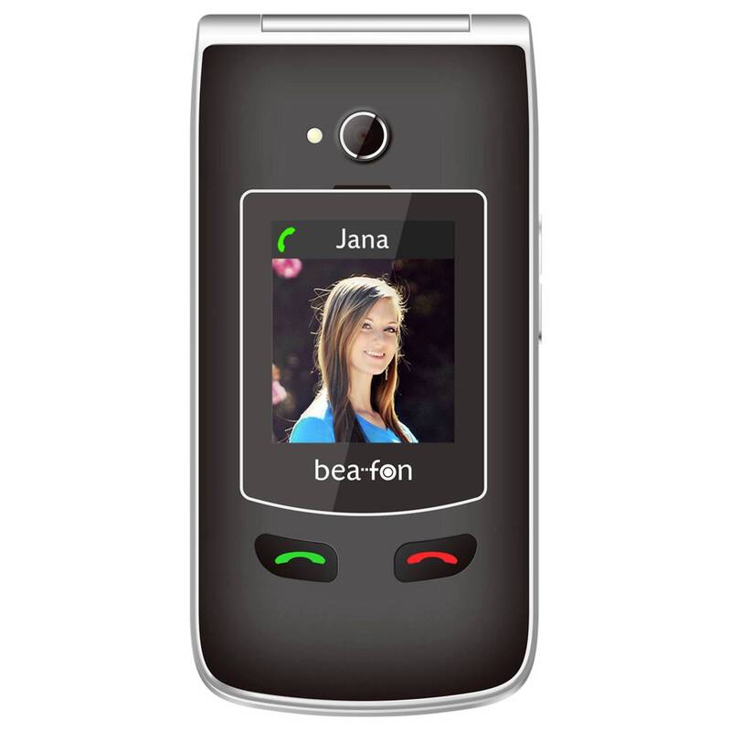 beafon Klapphandy Seniorenhandy Mobiltelefon SL645PLUSLTE Schwarz Silber Station - 9120124823215