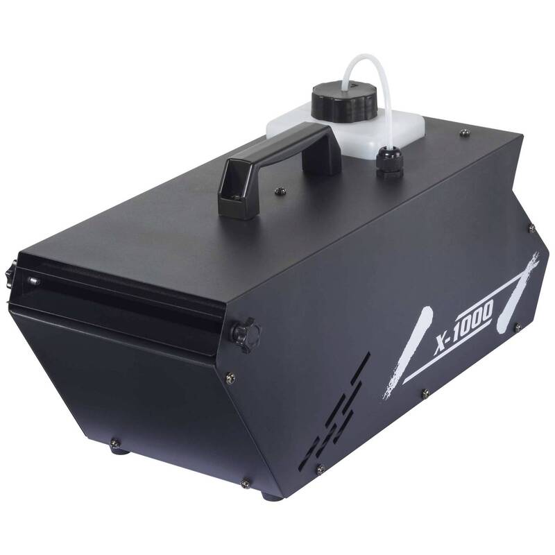 Hazer Nebelmaschine DMX-fähig mit Füllstandsanzeige 1,2l 393m³/h schwarz - 4064161330075