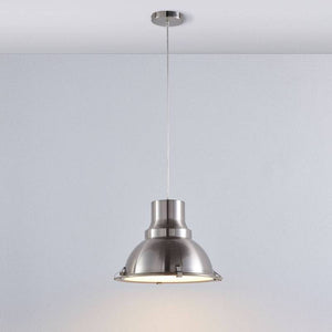 B-Ware Lindby Pendelleuchte Letty Hängelampe Deckenlampe Leuchte E27 Industriell nickel